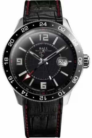 Mens Ball Engineer Master II Pilot GMT Automatic Watch GM3090C-LLAJ-BK