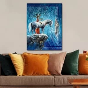 16419862_70100 Multicolor Decorative Canvas Painting