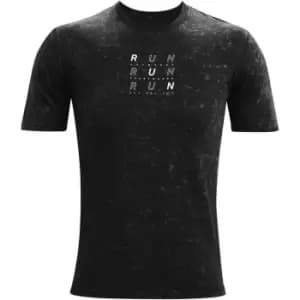 Under Armour Armour Run Anywhere T Shirt Mens - Black