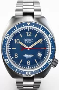Allemano Watch 1973 Diver Shark Dark Blue