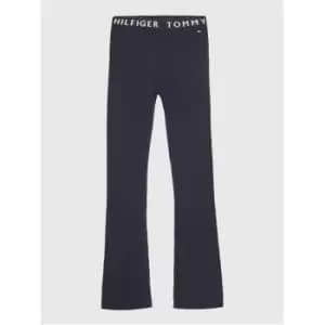 Tommy Hilfiger Branded Rib Pants - Blue