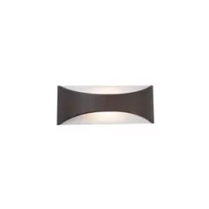 Slivo Up Down LED Wall Lamp 12W Aluminium Driver Included 3000K Brown IP65