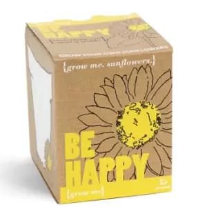 Grow Me Be Happy Sunflower