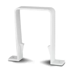 65MM SQ. DOWNPIPE BRKT White NEW 20 - White