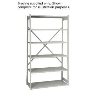 Bisley Shelving Bracing Kit W1000mm Grey 10ESEBK-AT4