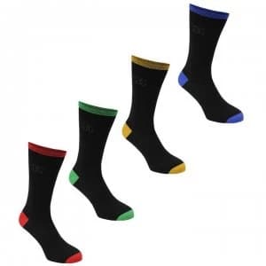 Giorgio 4 Pack High Socks Junior
