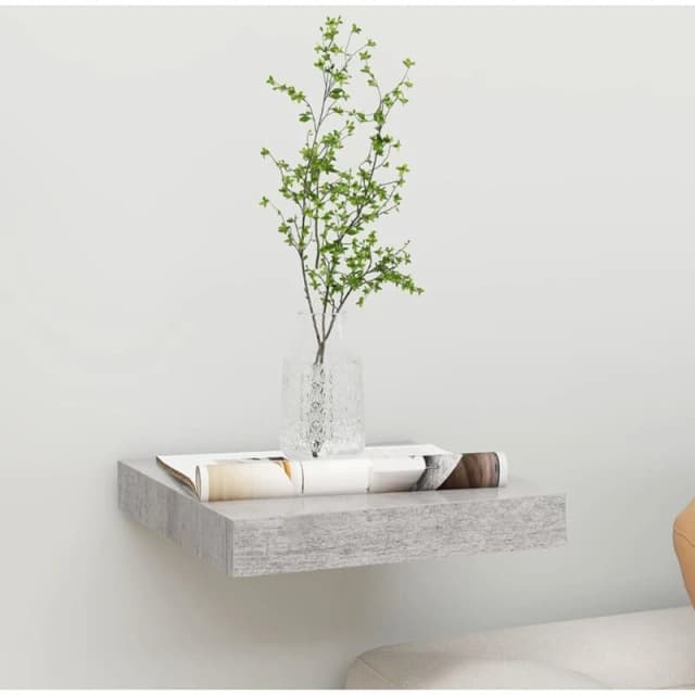 VIDAXL Vidaxl - Floating Wall Shelf Concrete Grey 23x23.5x3.8cm mdf 8720286416891