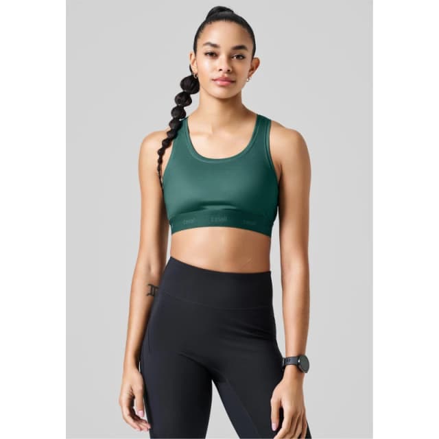 Casall Womens Medium Impact Sports Bra Green female 14 (L)