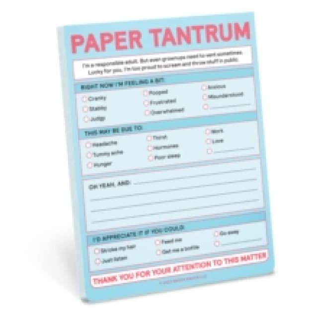 Knock Knock Paper Tantrum Nifty Note Pad (Pastel Version) Other printed item