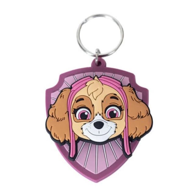 Paw Patrol Pvc Skye Spinner Keyring Multicoloured (One Size)