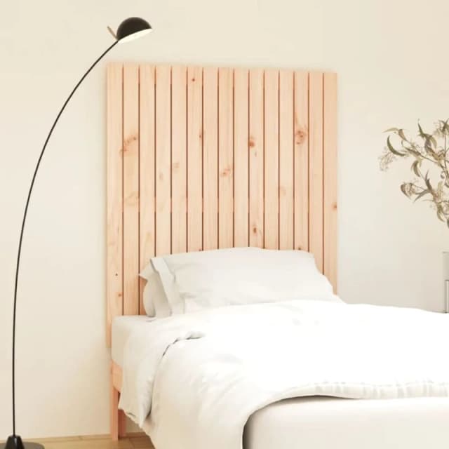Vidaxl Wall Headboard 95.5X3X110 Cm Solid Wood Pine, Brown 824933