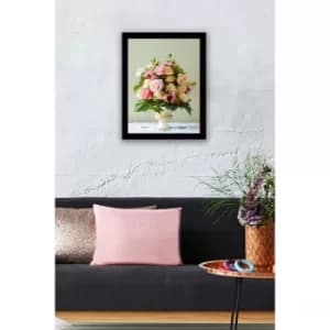 SC0195 Multicolor Decorative Framed MDF Painting