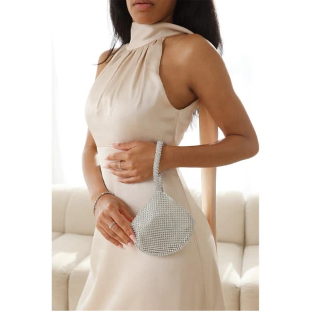 Wheres That From Mini Chainmail Pouch Bag Silver female One Size