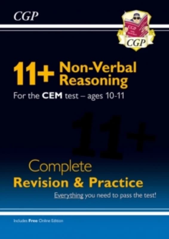 11+ CEM Non-Verbal Reasoning Complete Revision and Practice - Ages 10-11 (with Online Edition) Multiple-component retail product, part(s) enclose