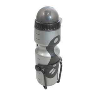 ETC Bottle & Alloy Cage 650ml Silver