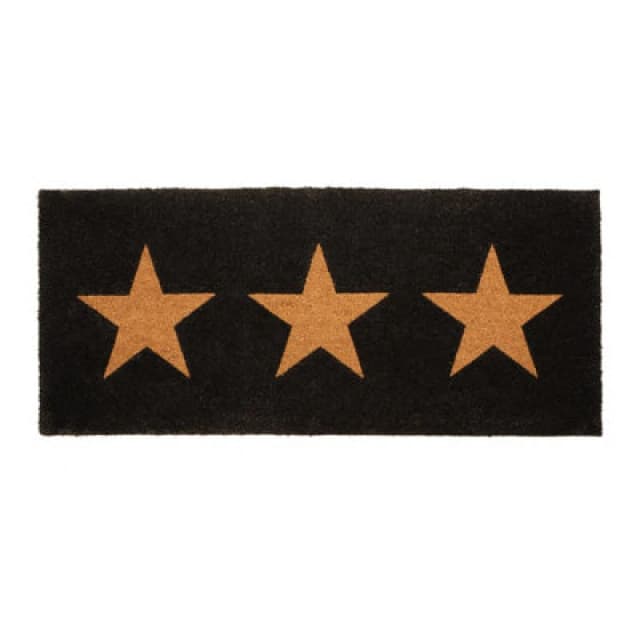 Premier Housewares Three Natural Stars Extra Large Doormat Natural