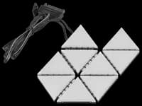 Corsair iCUE LC100 Case Accent Lighting Panels - Mini Triangle - 9x Tile Expansion Kit