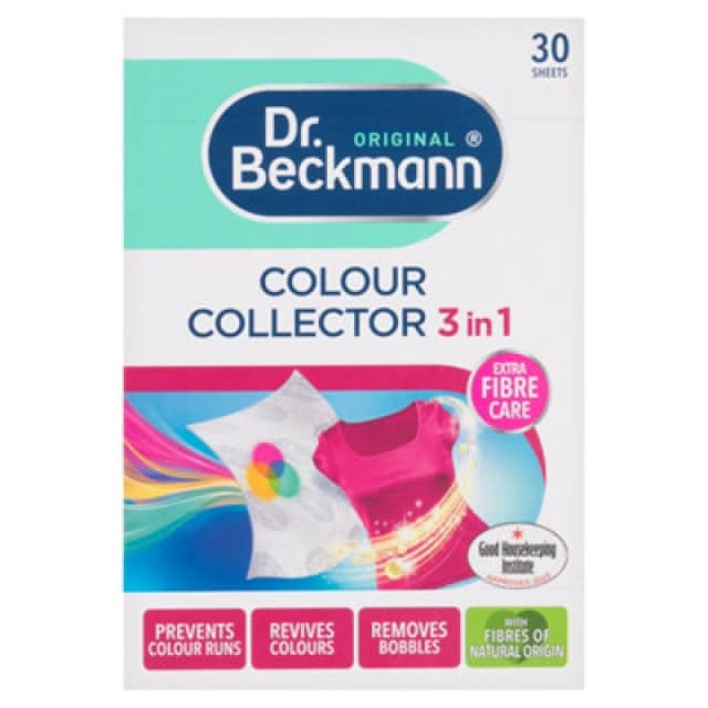 Dr Beckmann 3-In-1 Collector Colour Catcher Sheets, 76.7G, Pack Of 30