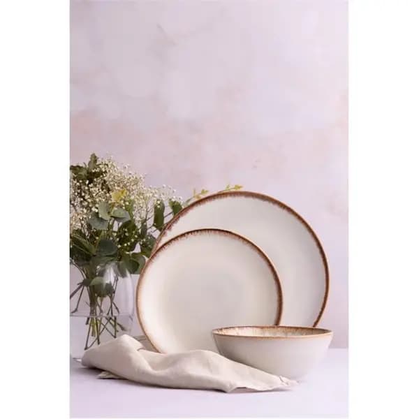 Mason Cash Reactive Glaze Cream 12pc Dinnerset 12pc Cream 40919169000