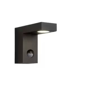 Texas-Ir Modern Wall Spotlight Outdoor, PIR Sensor - LED - 1x7W 3000K - IP54 - Anthracite