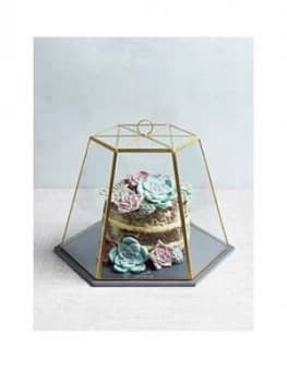 Artesa Terrarium Slate Serving Set Glass