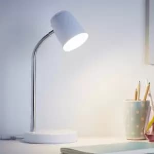 Glow Alina White LED Table Lamp