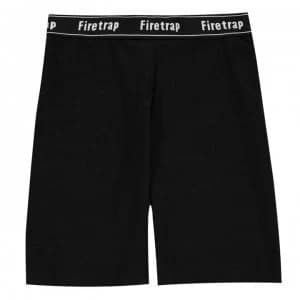 Firetrap Cycling Shorts Junior Girls - Jet Black