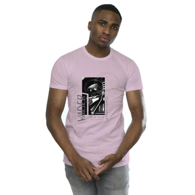 Star Wars Star Wars Men Obi-Wan Kenobi Sith SciFi Collage T-Shirt in Baby Pink Size: Small Baby Pink S Male 5059934444706