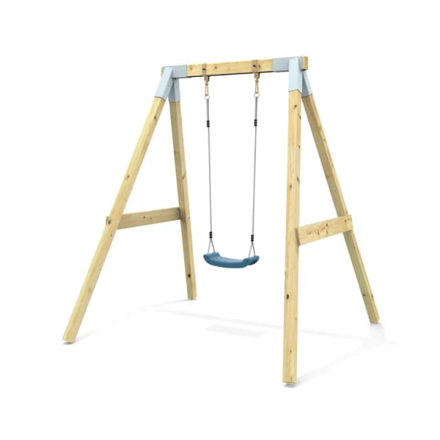 OutdoorToys Premium Single Swing - Navy Blue Blue Unisex