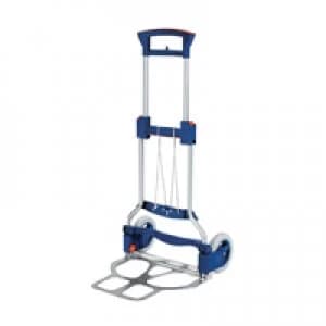 Slingsby Lightweight Folding Truck 480x490x1010mm SilverBlue 312504