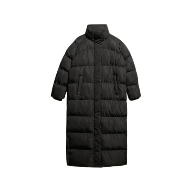 Superdry Long Padded Jacket Black Women 8;10;14;16