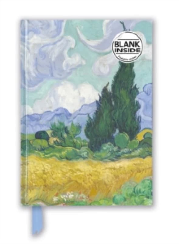 Vincent van Gogh: Wheat Field with Cypresses (Foiled Blank Journal) Notebook / blank book