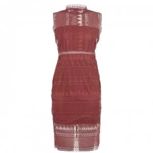Bardot Mariano Dress - MOROCCAN ROSE