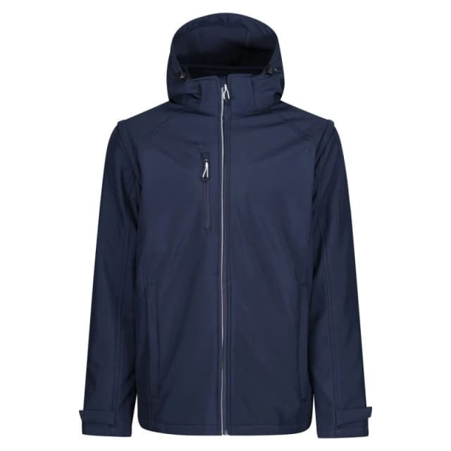 Regatta Professional Mens 4 in 1 Soft Shell Jacket in Navy Size: Small Navy Male S