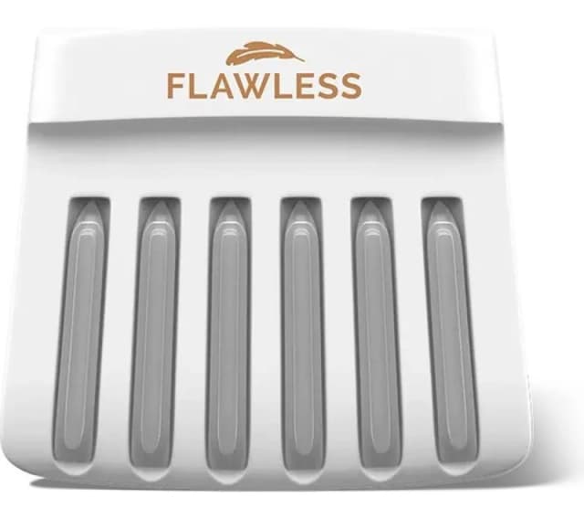 FLAWLESS FLA506767 Dermaplane Glow Replacement Heads - Pack of 6, White 5010724534939