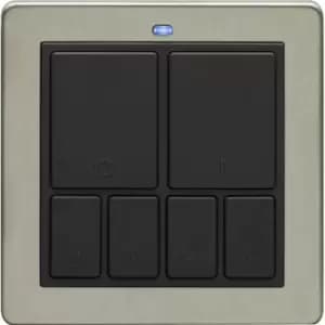 LightwaveRF 3V Mood Lighting Controller - Stainless Steel - JSJSLW101SS