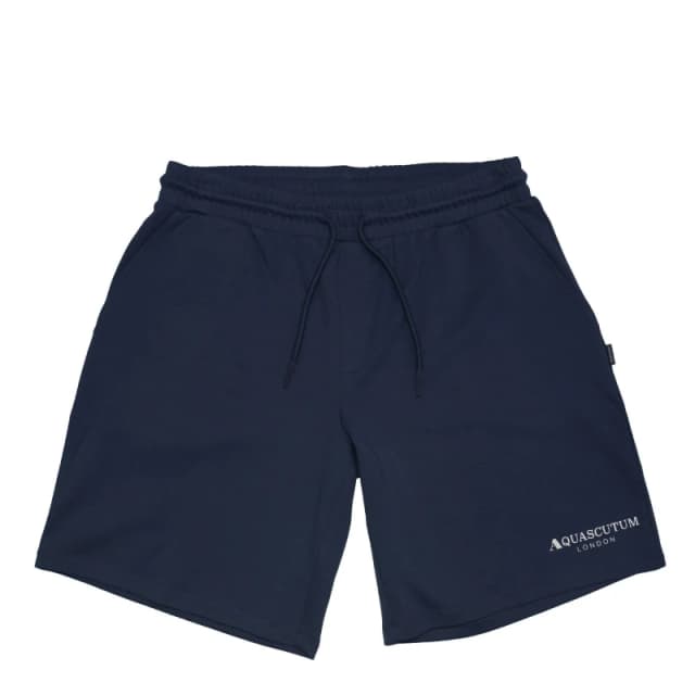Aquascutum Mens Fleece Jogger Shorts Fleece Shorts Small Blue 47099818350