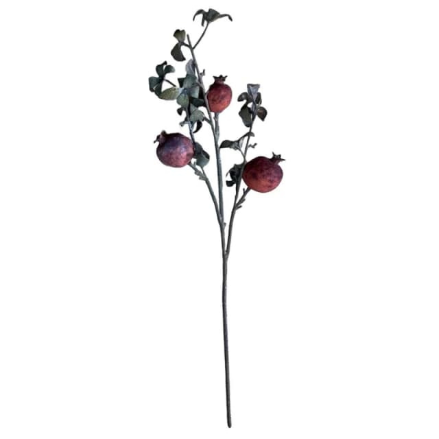 Leaf Pack of 6 x 75cm Artificial Pomegranate Stem Artificial