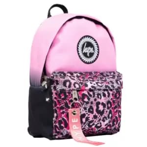 Hype Animal Print Mini Backpack (One Size) (Pink/Black)
