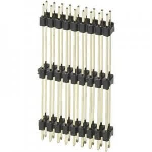 Phoenix Contact PSTD 0,65X0,65/18-3IS-2,54 Raspberry Pi pin strip Black Suitable for (single board PCs) Raspberry Pi