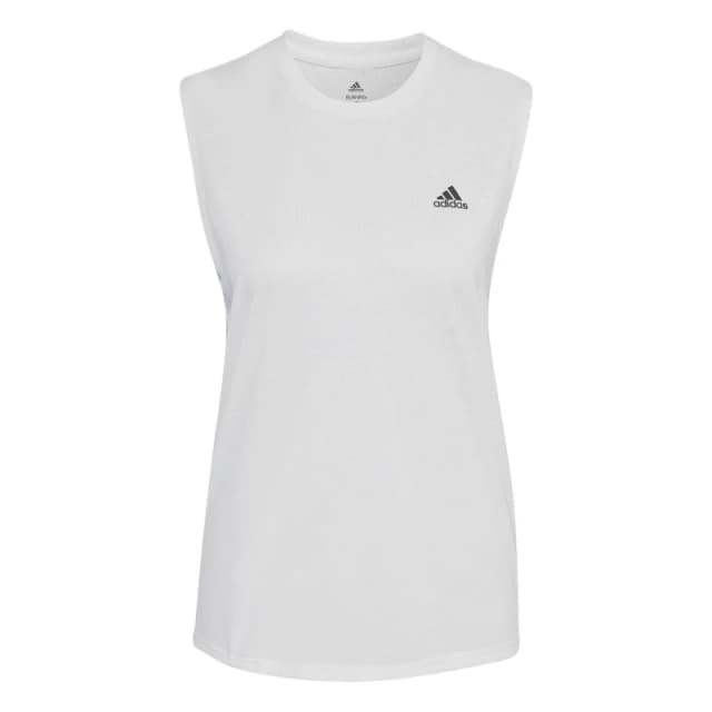 adidas Muscle Tank Top Womens - White White 2XS