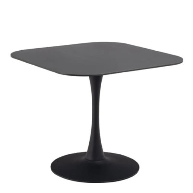 Furniture To Go Malta Ceramic Square Dining Table Black