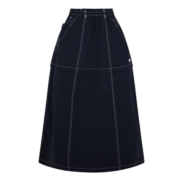 Timberland Womens Veneda 2in1 Maxi Skirt Black female 10 (S)