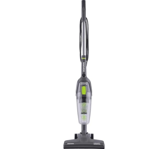 Daewoo Tornado Essential FLR00168GE 2-in-1 Upright Bagless Vacuum Cleaner - Grey & green, Silver/Grey,Green 5024996969641