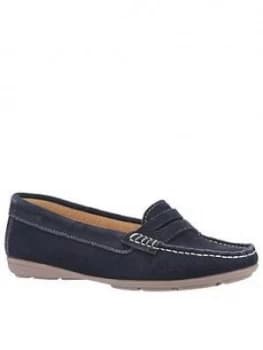Hush Puppies Margot Loafers - Navy, Size 3, Women