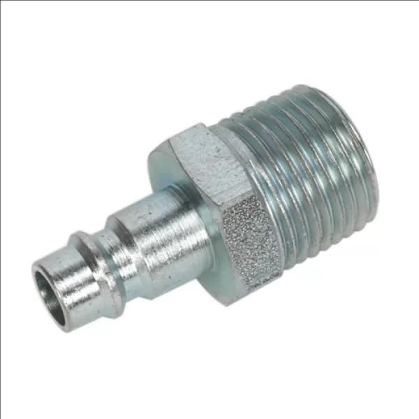 Genuine SEALEY AC84 Screwed Adaptor Male 1/2BSPT Pack of 2