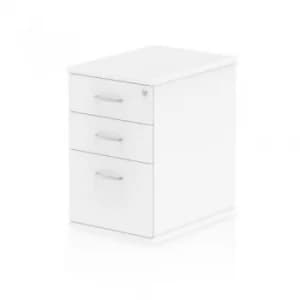 Trexus Desk High 3 Drawer 600D Pedestal 425x600x730mm White Ref