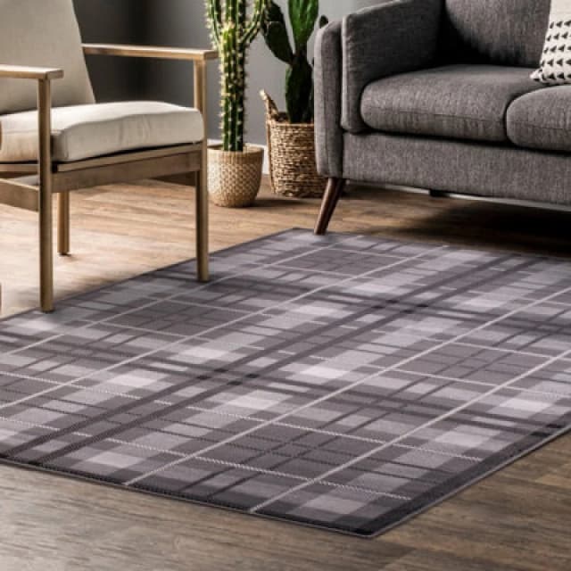 Ultimate Rug TARTAN CHECK - Grey Grey 120/170cm