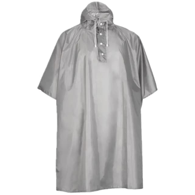 Poncho Elementerre Pishua Gris Unisex TU
