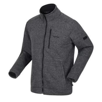 Regatta Fabron Full Zip Fleece Jacket - AshMarl(Blk)
